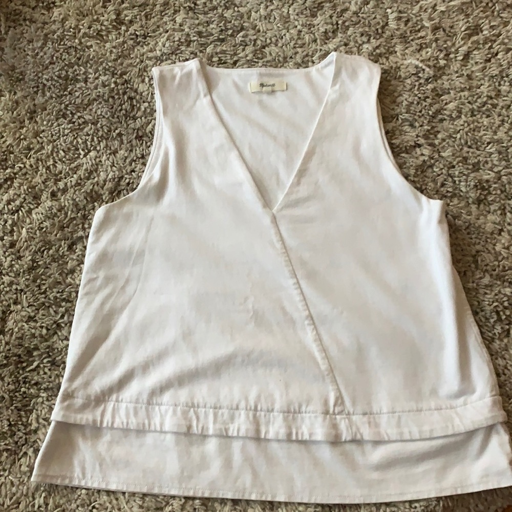 White madewell tank top